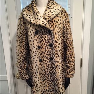 Forever 21 faux fur cheetah coat